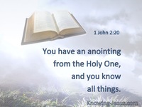 1 John 2:20